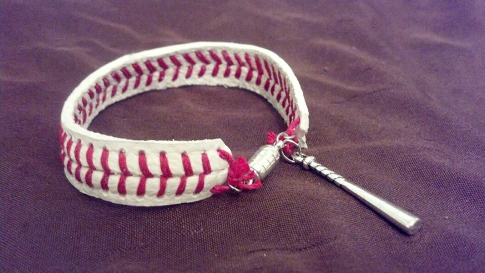Baseball Bracelet BUY 3 GET 1 FREE by BASEBALLWISHES on Etsy