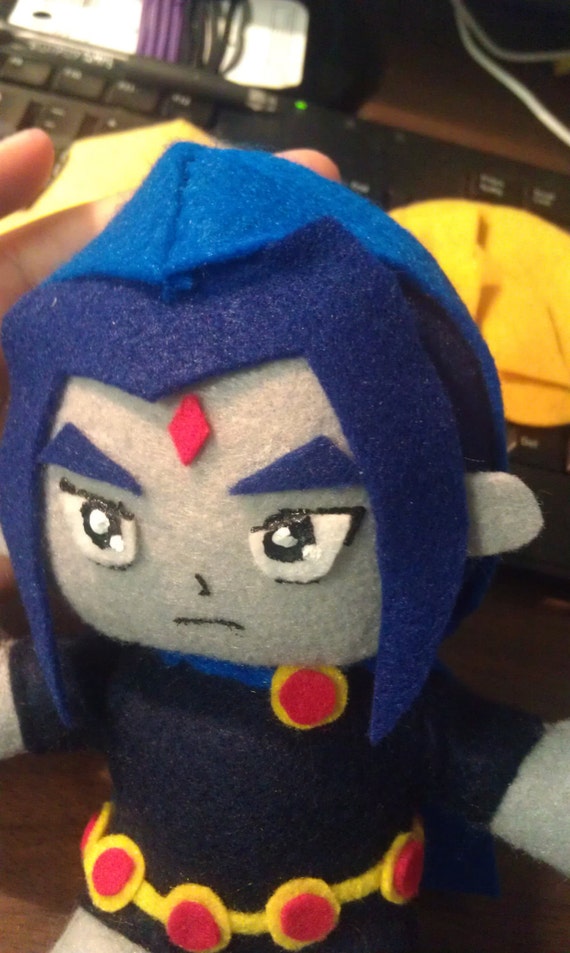 raven plush doll