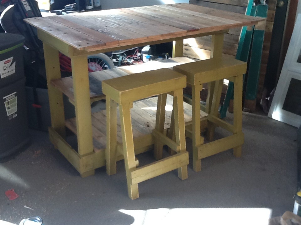 Bar Stool Made From Pallet Wood Furniture Very by SameAsNever