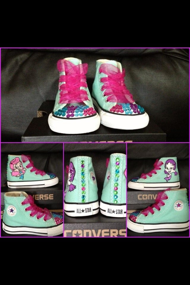 Custom HandPainted Bubble Guppies Toddler sz by 13PiratesCove Custom HandPainted Bubble Guppies Toddler sz by 13PiratesCove