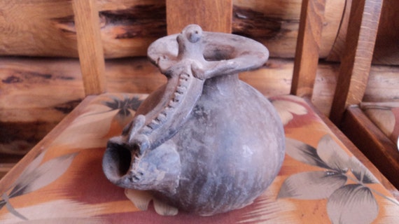 items similar to native american animal fetish pottery