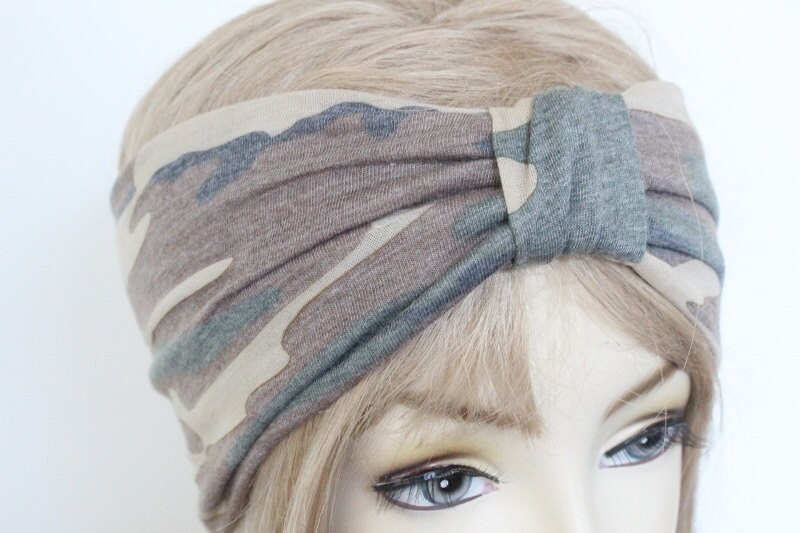 Army Print Headband Great Accessory For Your Outfit