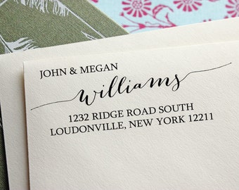 Address Stamp - Self Inking Address Stamp - Moving Announcement - Wedding Gift - Housewarming Gift