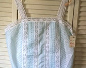 Vintage Lingerie Camisole Montgomery Ward Powder Blue New with Tags Size 36
