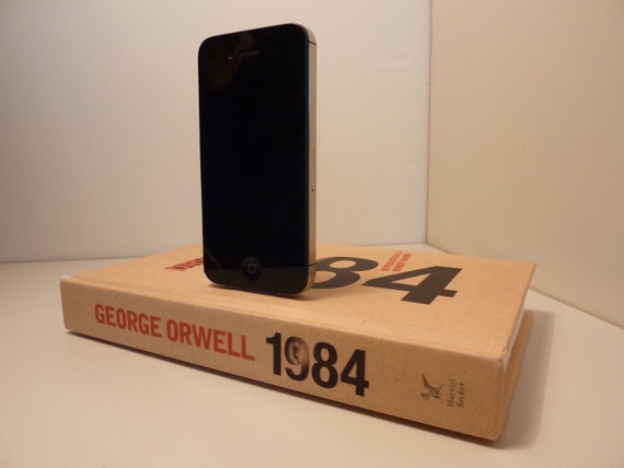 George Orwell 1984 iPhone Book Dock