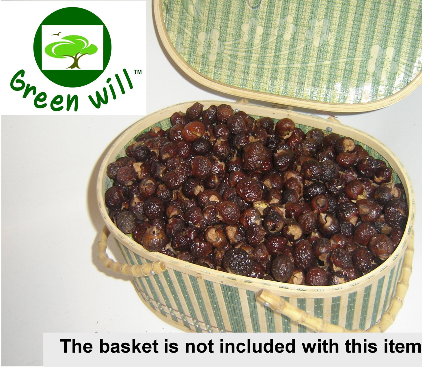 2 pounds deseeded soap nuts / soap berries / by greenwillsoapberry