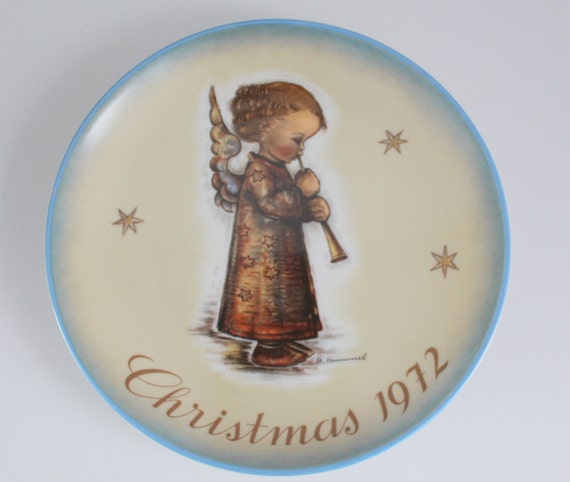 Items similar to Two Hummel Christmas Plates, 1971 and 1972 on Etsy