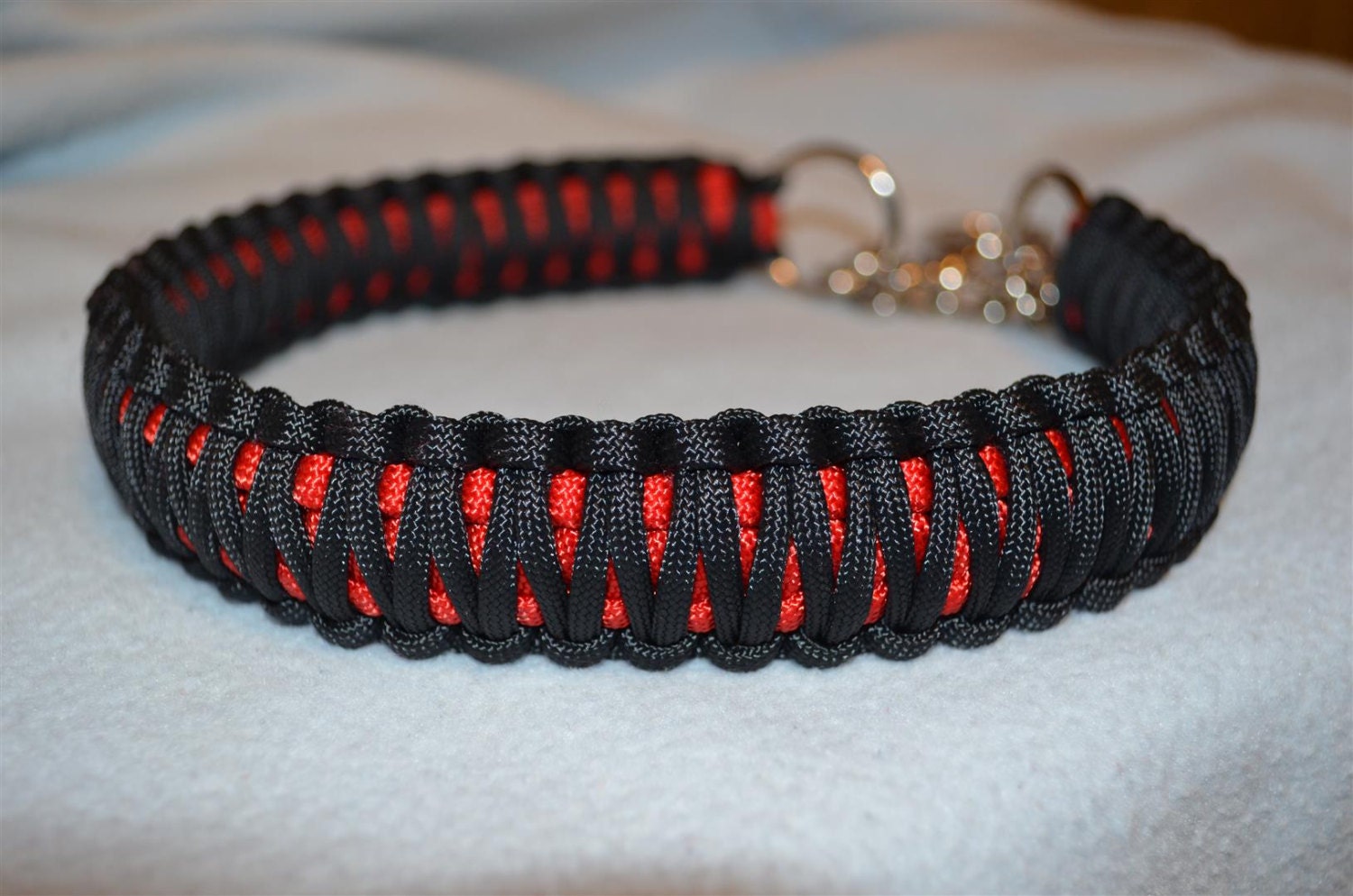 Paracord King Cobra Martingale Dog Collar