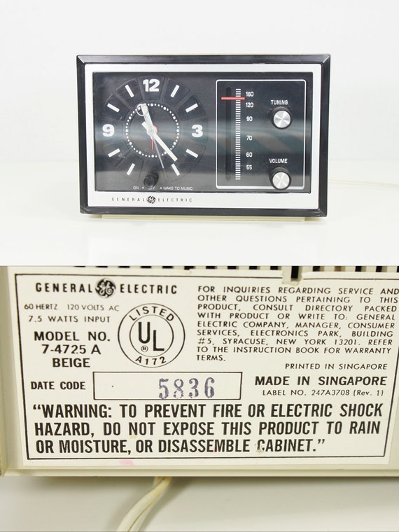 electric analog alarm clock