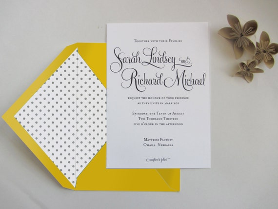 Bold Wedding Invitations 8