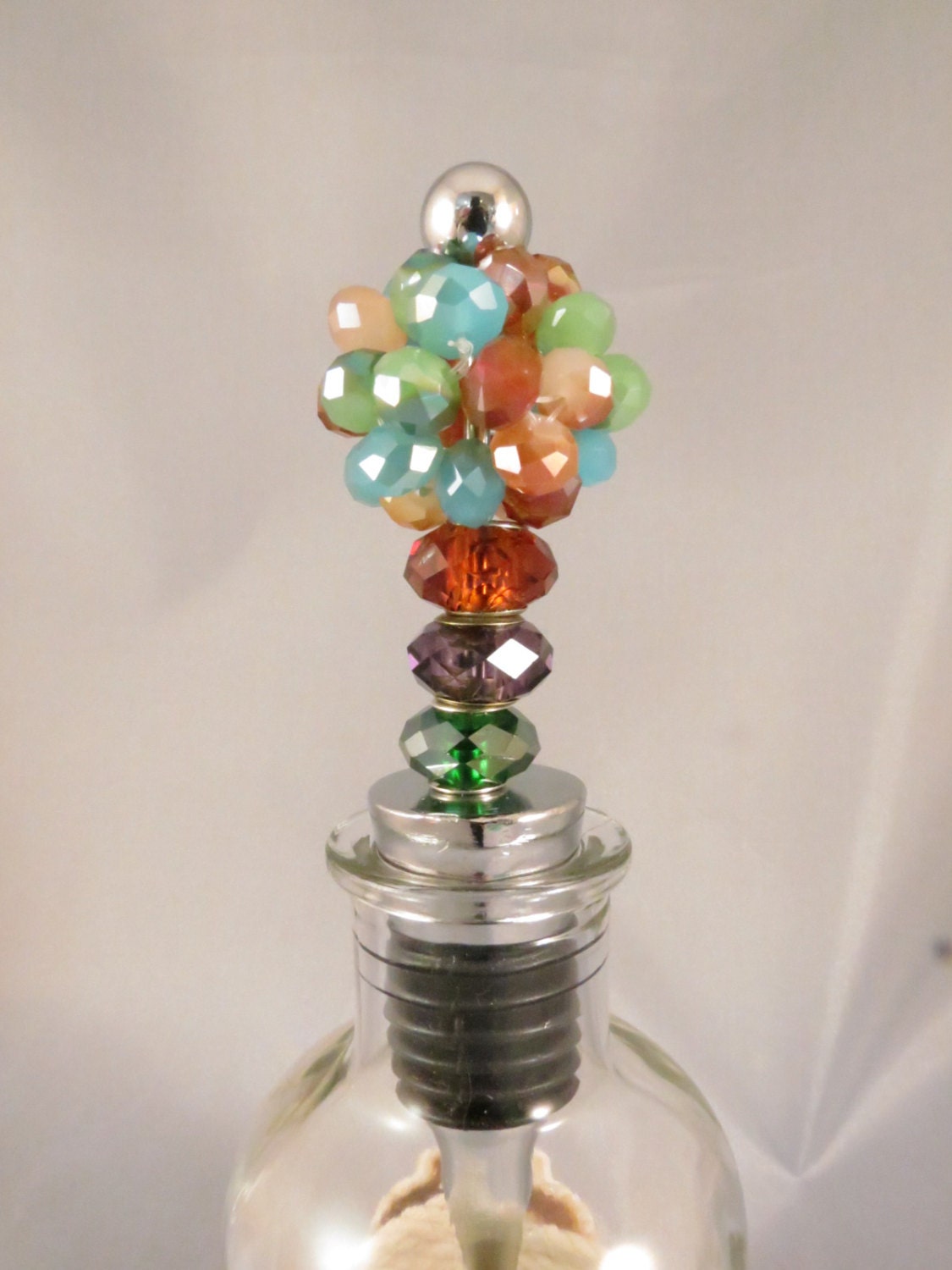 Beaded Wine Bottle Stopper Wine Accessory Barware Bottle