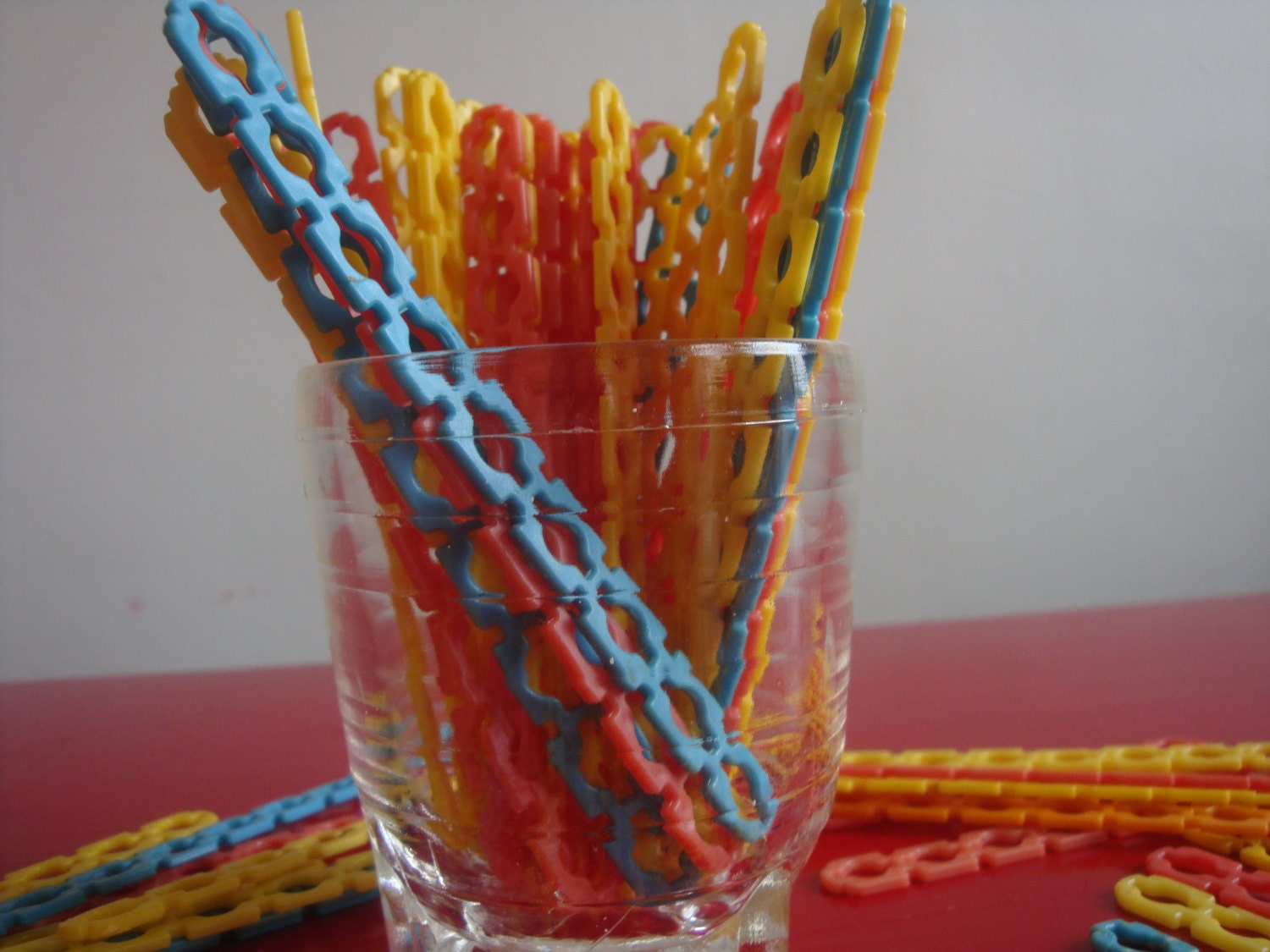 71 Vintage Plastic Elsie Popsicle Sticks