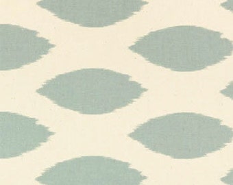 Blue Ikat Fabric by the Yard Premier Prints Chipper village natural Home Decor fabric yardage - 1 yard or more - SHIPS FAST
