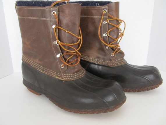LL Bean Maine Hunting Boots Duck Boots Sz 14 by ThreeHermanas