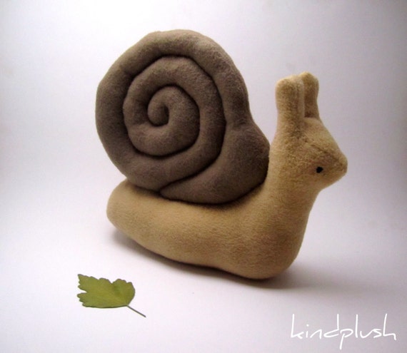 snail stuffed toy