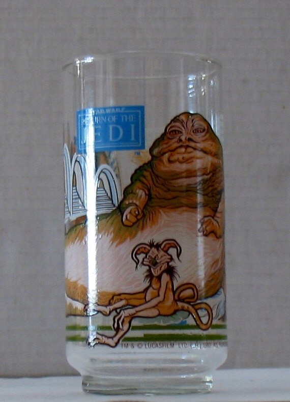 star wars drinking glasses vintage