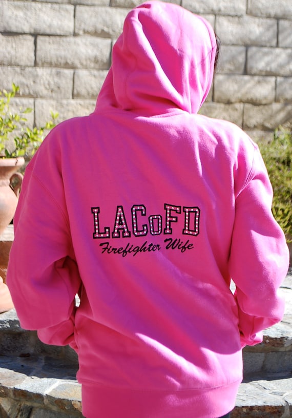 Zip up FIrefighter Wife/Daughter/ Mom Hoodie Sweatshirt image