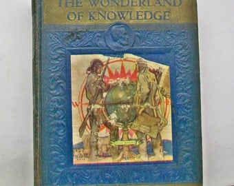 Wonderland of Knowledge BAL to BYZ Old Antique Picture Reference Book Volume II Vintage 1937