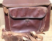 Vintage Leather Diamond Gadg-It Bag