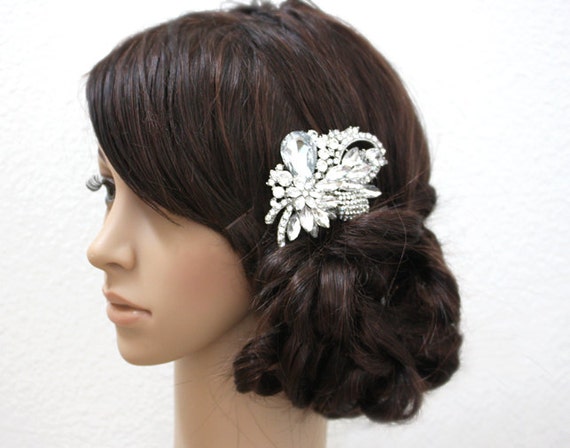 ANALISA Vintage Inspired Crystal Rhinestone Bridal Hair