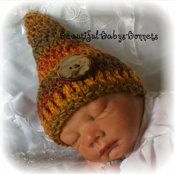 crochet gnome hat pattern PDF Hat Babys 3 Photography Prop in Sizes for CROCHET Gnome PATTERN