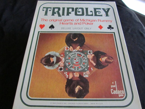 Tripoley Deluxe Edition Vintage Board Game Family Fun Party