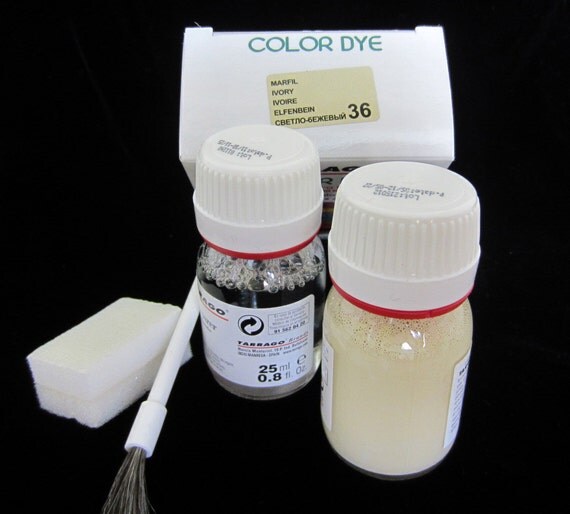 ivory leather paint