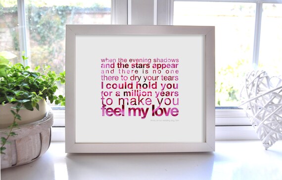 Items similar to Make You Feel My Love / Bob Dylan / Adele Personalised