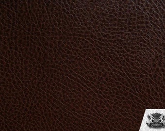 Vinyl Ford Espresso Fake Leather Upholstery Fabric / 54" Wide / Sold By the Yard