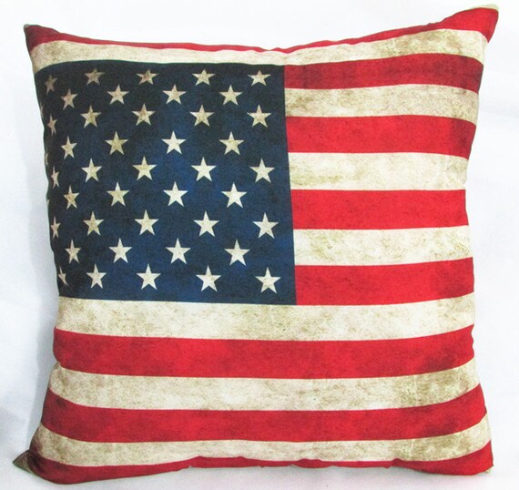 Items similar to America flag pillow cover flag pillow flag decoretive ...