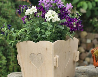 Flower pot planter for walls *HEART