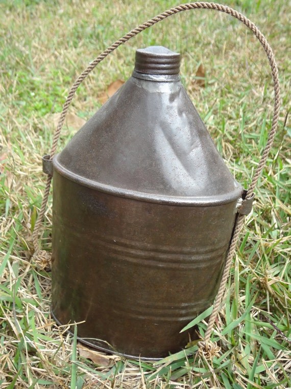 19th Century Miner's Canteen Mid to Late 1800s Civil War