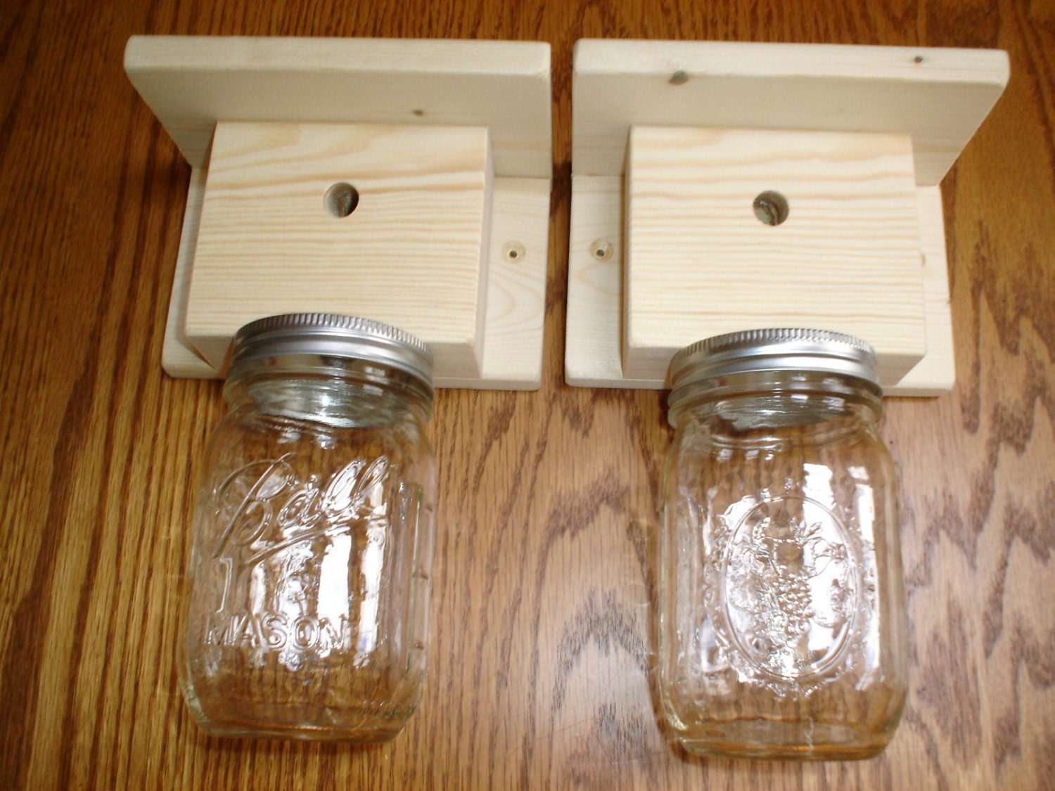 2 Carpenter Bee traps Wood Boring Bee Traps by RecycleWoodCrafts