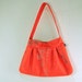 Sale-Water resistant Coral Natalie Bag with Laminaria Print