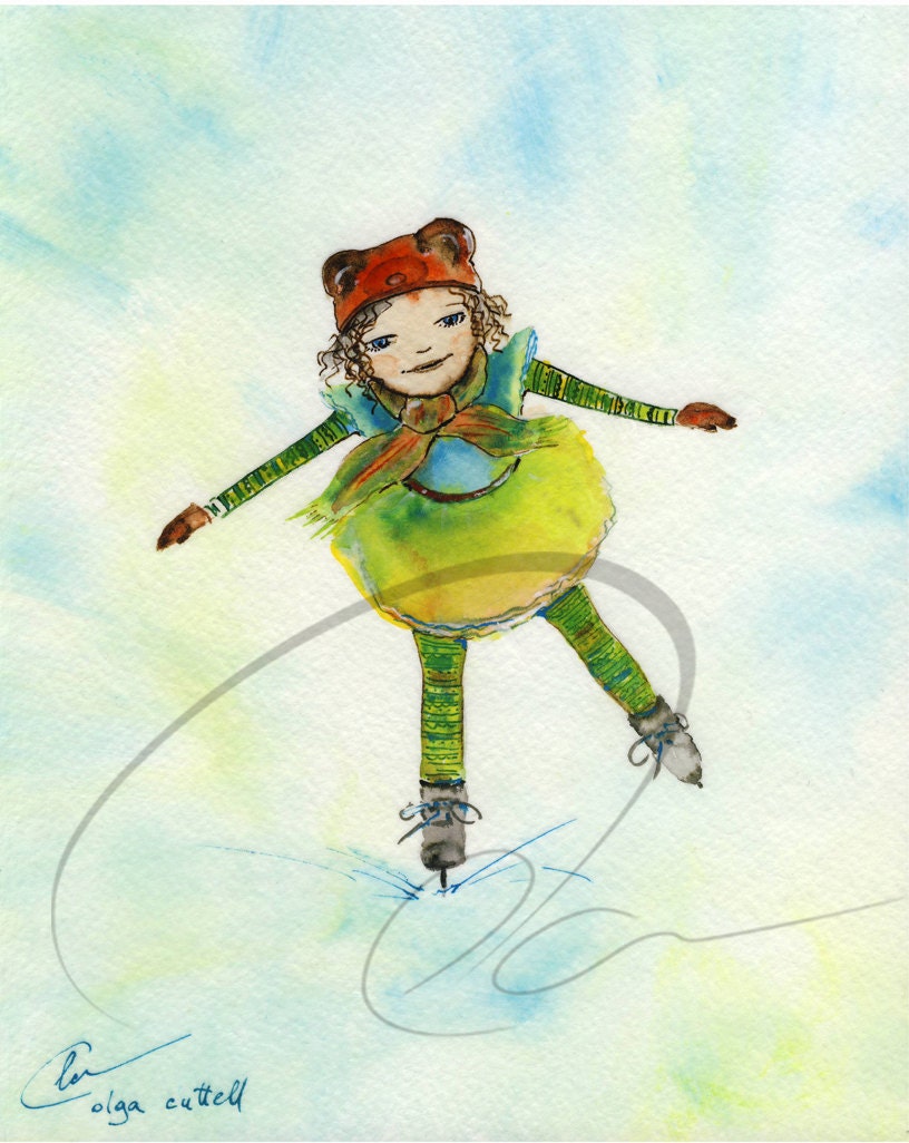 figure skating artwork