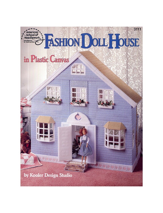 Fashion Doll House Plastic Canvas Pattern ASN by treazureddesignz