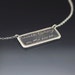 Walk Lightly On The Earth - Sterling Silver Necklace - inspirational Quote - Earth Day Necklace