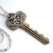Key Pendant The Secret Garden - Necklace Handmade Jewelry