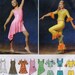 Simplicity 4315 Girls DANCE COSTUME Pattern Tops Pants Skirts Dresses for Knits Child Teens Sewing Pattern Size 7 - 16 Bust 26 - 34 UNCUT