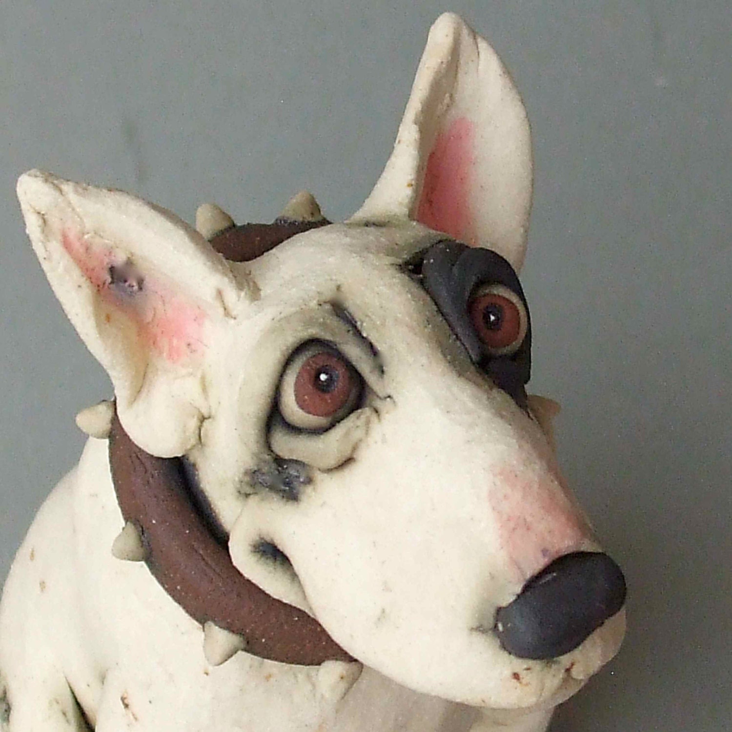 dog ceramic sculpture