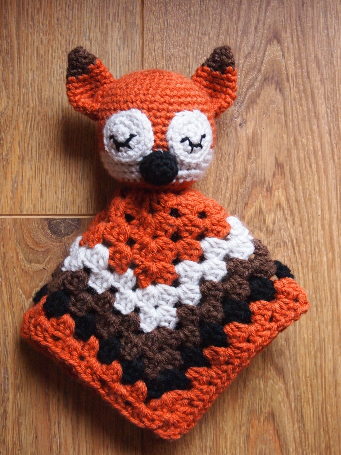 crochet fox doll