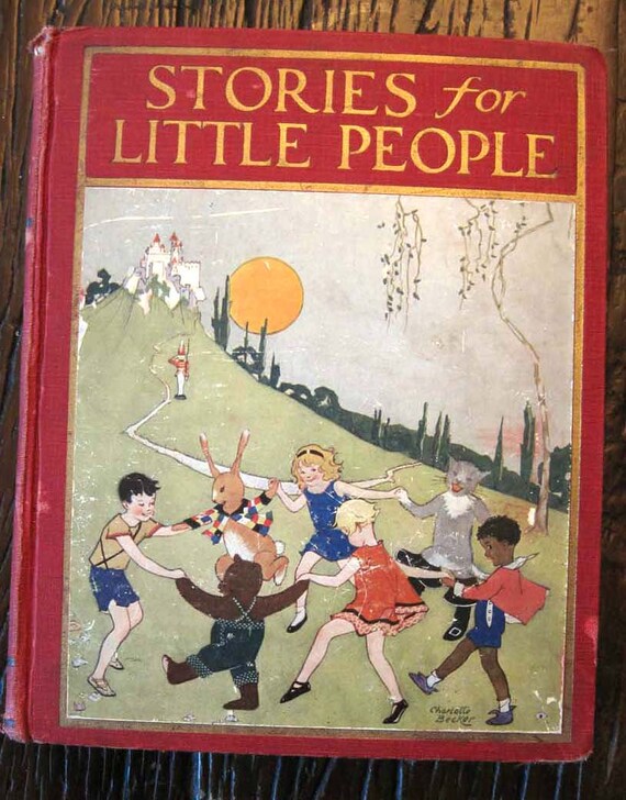 Vintage 1920s Book Stories for Little People by sewsewhott on Etsy