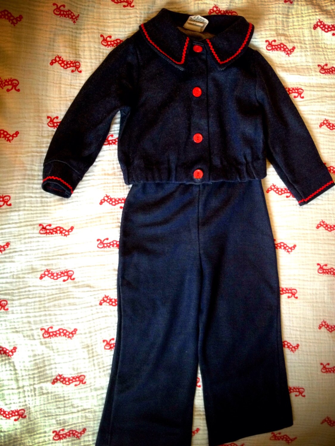 Vintage jumpsuit and jacket by GiggleBoss on Etsy