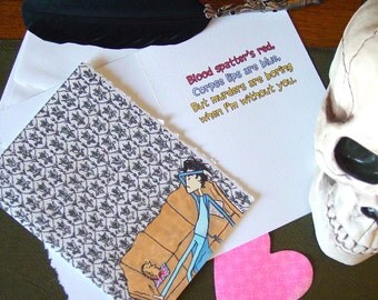 Sherlock Card - BBC Sherlock Holmes - Missing You - I Love You