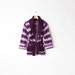 Vintage Chevron Shag Zig Zag Purple Sweater - m