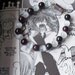 Kyo Bracelet - Cat's Eye and Garnet
