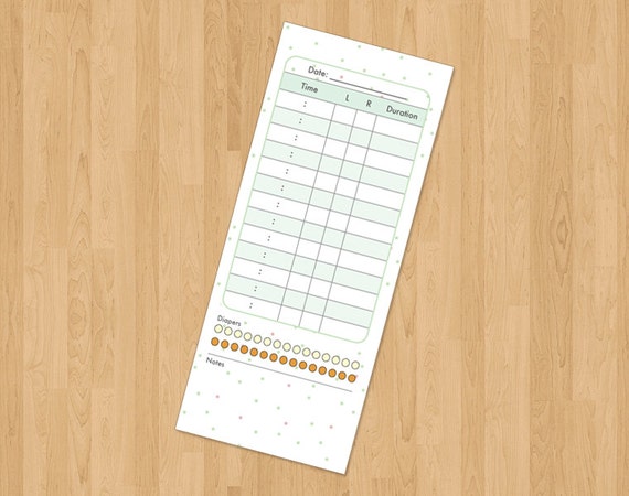 Infant Breastfeeding Log printable by PrintablesByPhanie on Etsy