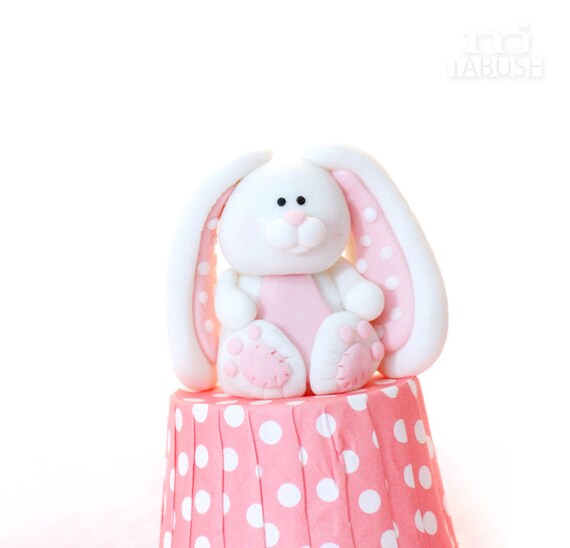 Items similar to Bunny Cake topper on Etsy