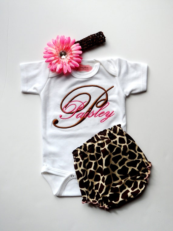 Personalized Baby Girl Clothes Newborn Girl Take Home Outfit