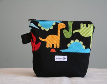 Reusable sandwich bag, reusable snack bag, ecofriendly, zero waste, zippered bag, cosmetic bag, ProCare lined – Jurassic Bag